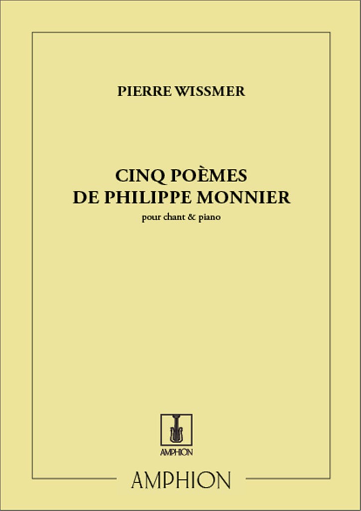 5 Poemes Chant-Piano